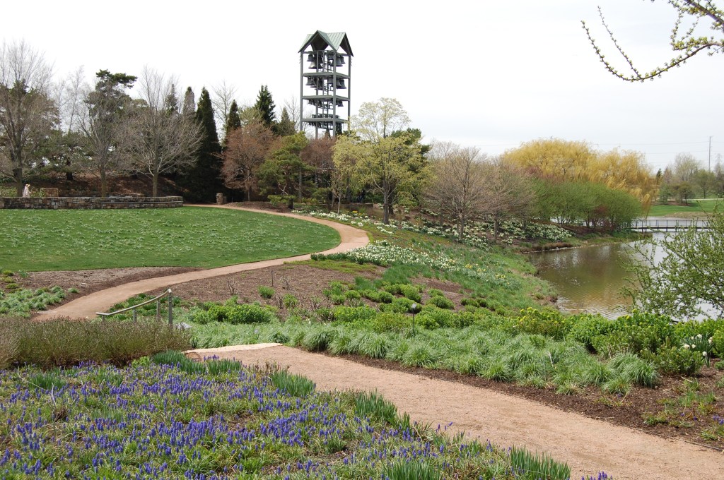 Carillon Tower, Chicago Botanic Garden, Evening Island