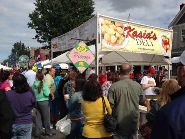 One of the many fine vendors at Pierogi Fest.