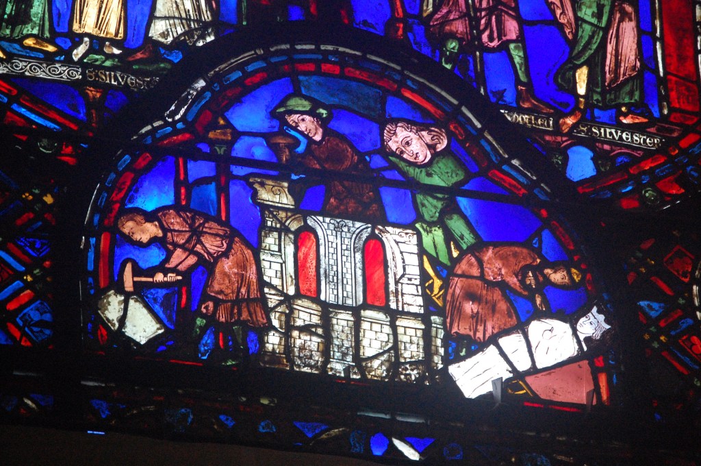 chartres stained glass