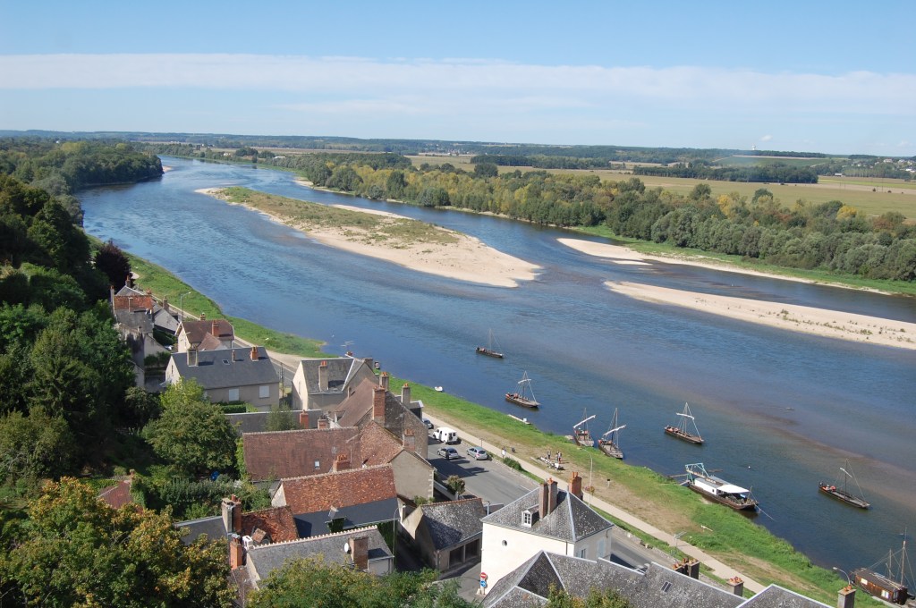 View of Loire from Chateau de Chaumont