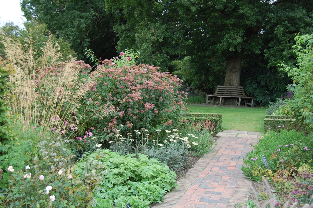 Nice to see Joe Pye Weed at home in such an aristocratic setting.