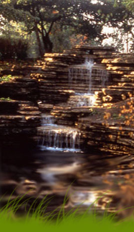 Columbus Park waterfall