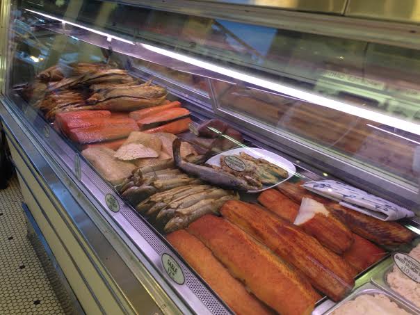 Russ and Daughters: now, that's a fish counter!