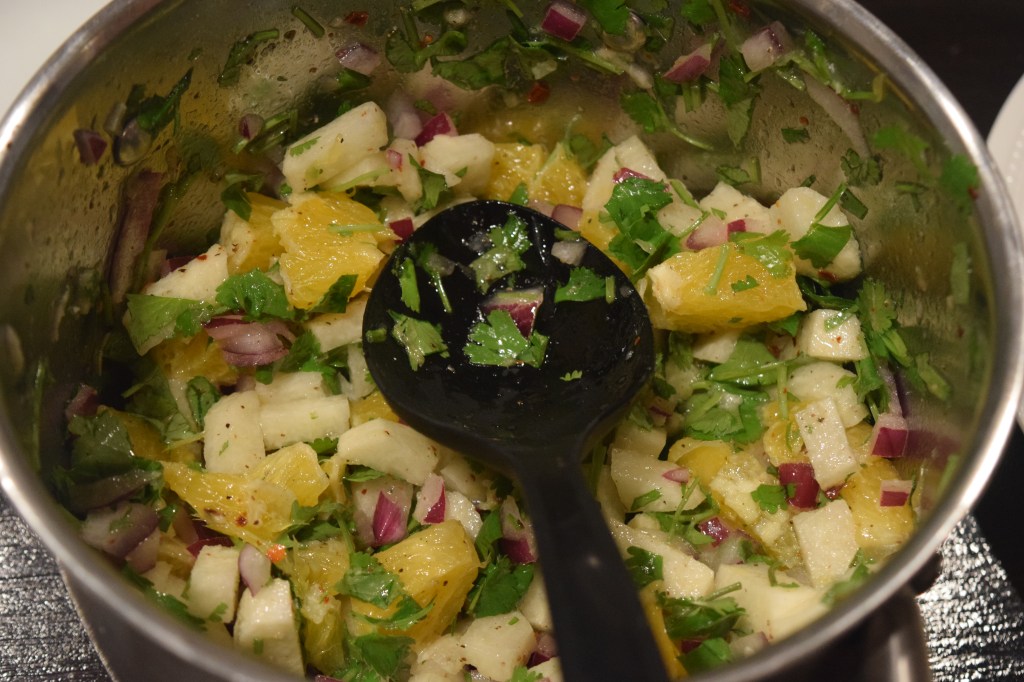 Jicama and orange salad