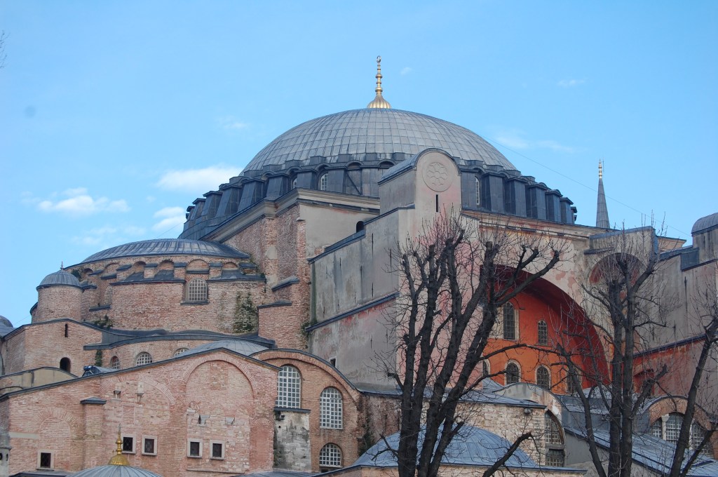 A view of Ayasofya's main dome.