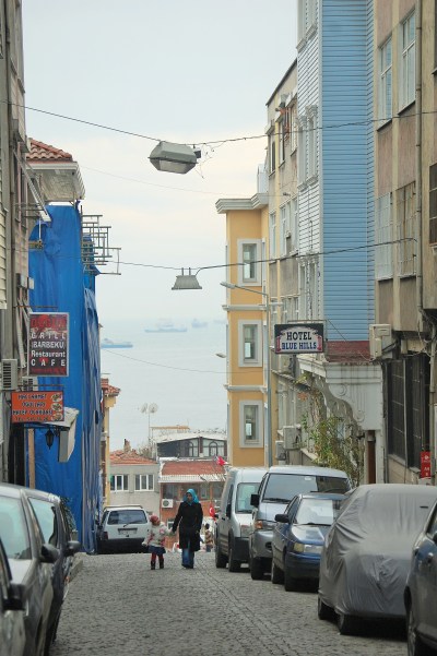 Street view of the Bosphorus.