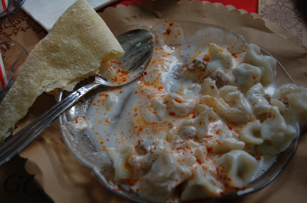 Manti, which is pronounced montuh.