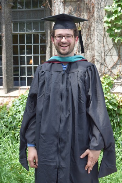 Danny after the graduation.